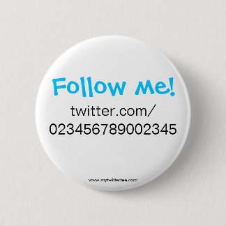 Mijn Twitter-T-shirt - Buttonnen Ronde Button 5,7 Cm
