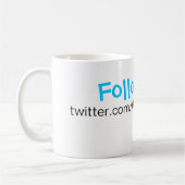 Mijn Twitter-T-shirt - Drinkware Koffiemok (Links)