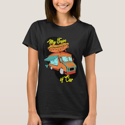 Mijn type auto-etendeteckerrestaurant t-shirt (Voorkant)