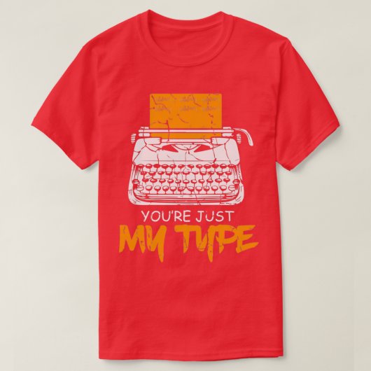 Mijn Type Flirty en Witty Gift T-shirt (Design voorkant)