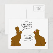 Mijn Uiteinde kwetst de Paashazen van | Feestdagenkaart (Voorkant / Achterkant)