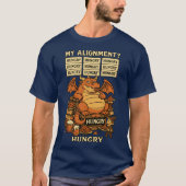 Mijn uitlijning? Hungry Dragon-T-shirt T-shirt (Voorkant)