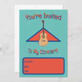 Mijn uitnodiging voor concerten (Voorkant / Achterkant)