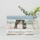 Mijn uitnodiging voor het huwelijk van de bestemmi (Staand voorkant)