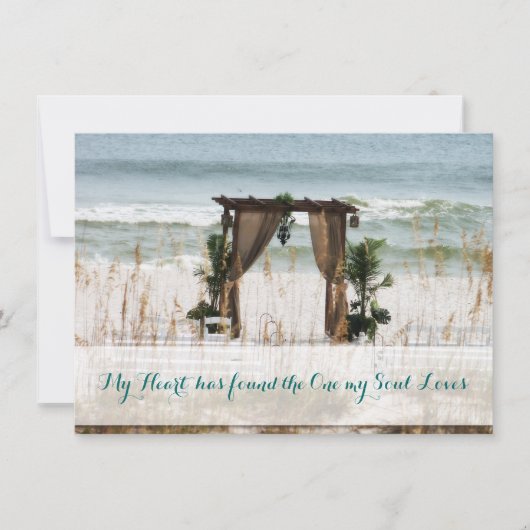 Mijn uitnodiging voor het huwelijk van de bestemmi (Voorkant)