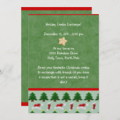 Mijn uitnodiging voor Koekjesuitwisseling (Voorkant / Achterkant)