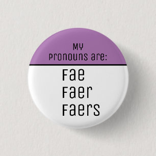Mijn uitspraken zijn Fae Faer Faers Ronde Button 3,2 Cm