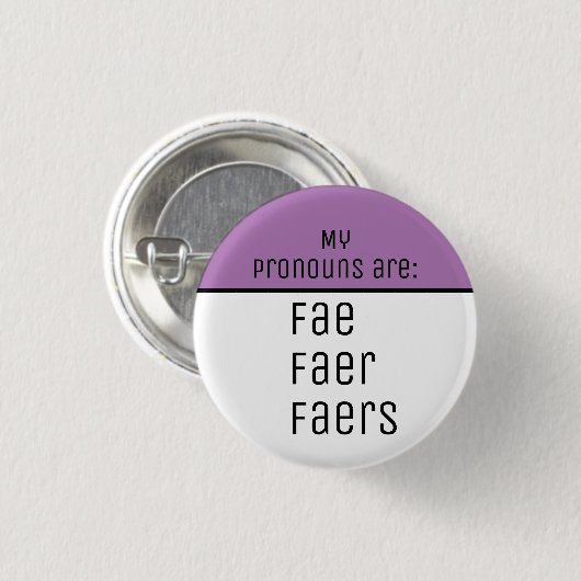 Mijn uitspraken zijn Faer Faers Ronde Button 3,2 Cm (Voorkant /achterkant)