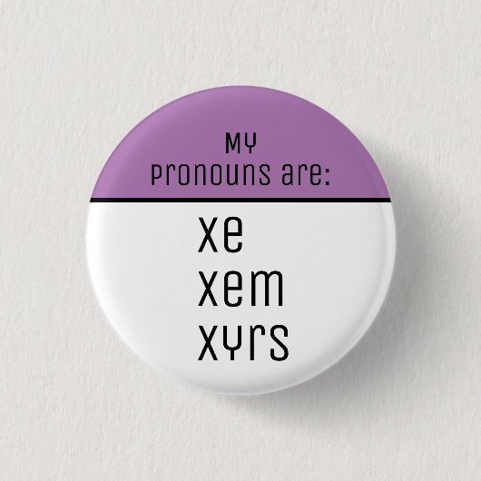 Mijn uitspraken zijn Xe Xem Xyrs Ronde Button 3,2 Cm (Voorkant)