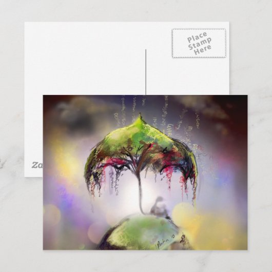 Mijn Umbrella Briefkaart (Voorkant / Achterkant)