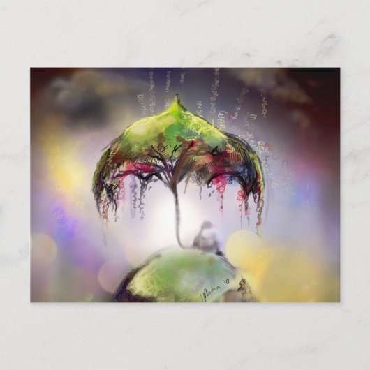 Mijn Umbrella Briefkaart (Voorkant)