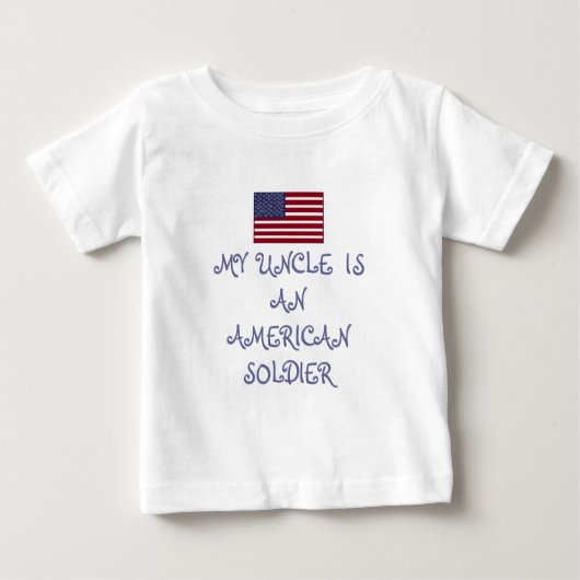MIJN UNCLE IS EEN Shirt VAN HET SOLDIER SHIRT (Voorkant)