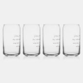 Mijn unieke schoonheid omarmen blikvorm glas (Rechts)