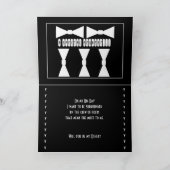 Mijn Usher Trouw Uitnodiging - Strikjes (Binnen)