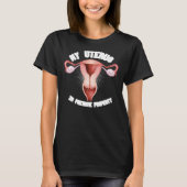 MIJN UTERUS IS PRIVATE EIGENDOM - wit - T-shirt (Voorkant)