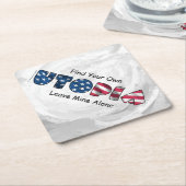 Mijn Utopia Kartonnen Onderzetters (Schuin)