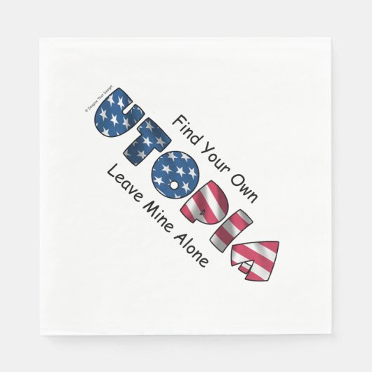 Mijn Utopia Servet (Voorkant)