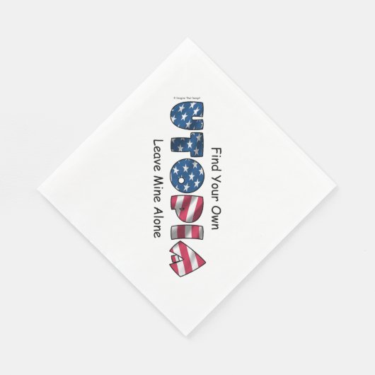 Mijn Utopia Servet (Hoek)