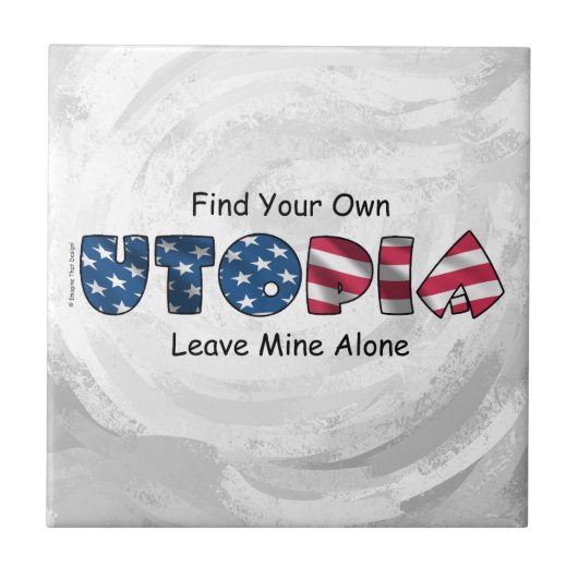 Mijn Utopia Tegeltje (Voorkant)