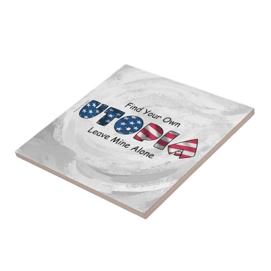 Mijn Utopia Tegeltje (Zijkant)