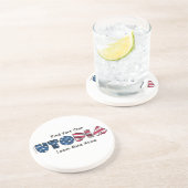 Mijn Utopia Zandsteen Onderzetter (Zijkant)