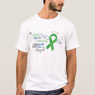Mijn vader An Angel - Bile Duct Cancer T-shirt