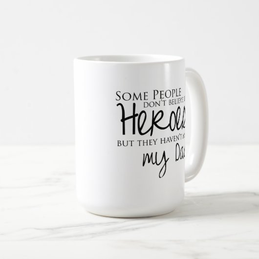 Mijn vader citeert koffie Mok (Voorkant rechts)