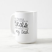 Mijn vader citeert koffie Mok (Voorkant links)