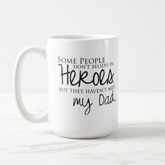 Mijn vader citeert koffie Mok (Links)