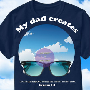 Mijn vader Creëer - Christelijk T-shirt