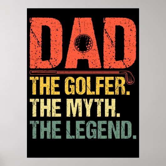 Mijn vader: de golfer. De mythe. De legende Poster (Voorkant)