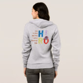 Mijn vader de held-leraar vader chauffeur zoon hoodie (Achterkant volledig)