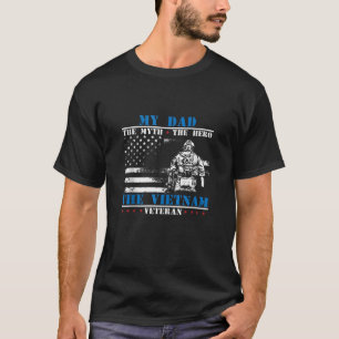 Mijn vader de mythe de held de legende Vietnam vet T-shirt