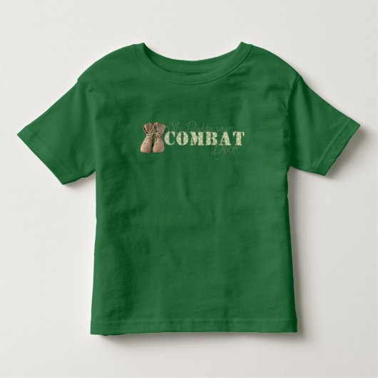 Mijn vader draagt Combat Boots Kinder Shirts (Voorkant)