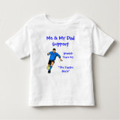 Mijn vader en ik steunen... kinder shirts (Voorkant)