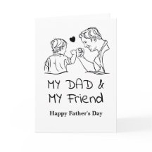 Mijn vader en mijn vriend zijn blij met Vaderdag