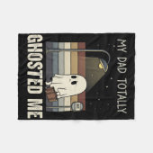 Mijn vader ghostte me helemaal pap Humor Funny Hal Fleece Deken (Voorkant (Horizontaal))