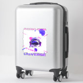 Mijn vader-grappen - In elk universum Sticker (Koffer)