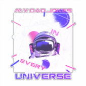 Mijn vader-grappen - In elk universum Sticker (Voorkant)
