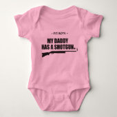 Mijn vader heeft een geweer romper (Voorkant)