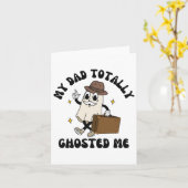 Mijn vader heeft me totaal vader-ge-ghost Cool gri Kaart (Gele Bloem)