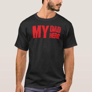 Mijn vader held papa vader papa stiefvader zoon do t-shirt