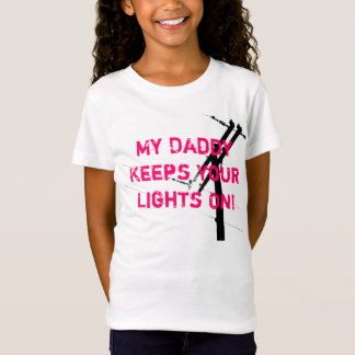 Mijn vader houdt je licht, Linegirl-PINK T-shirt