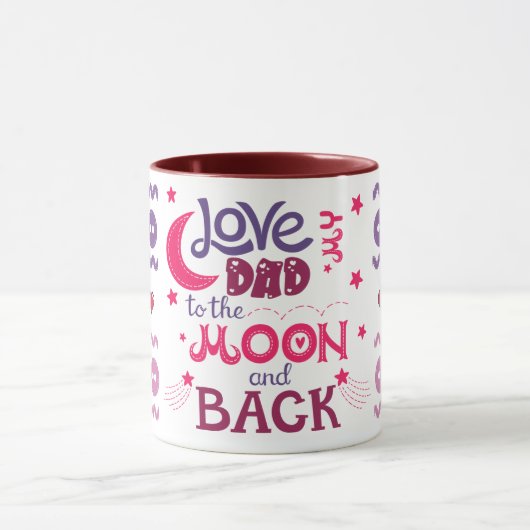 Mijn vader houdt van de Mok Moon en Back Coffee (Midden)