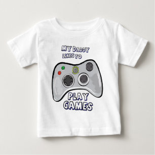 Mijn vader houdt van games spelen!