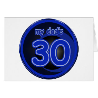 Mijn vader is 30