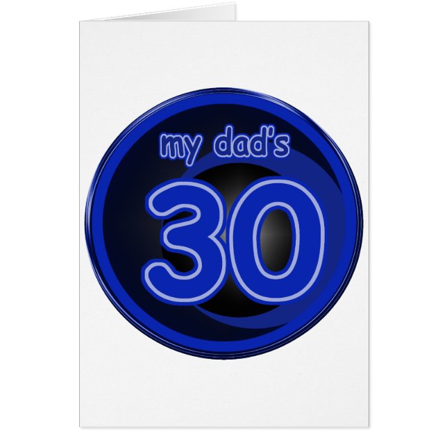 Mijn vader is 30 (Voorkant)
