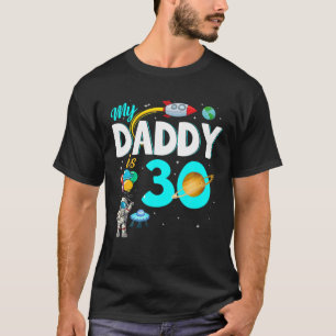 Mijn vader is 30 gelukkige Vaderdag 30e verjaardag T-shirt