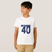 Mijn vader is 40 t-shirt (Voorkant volledig)