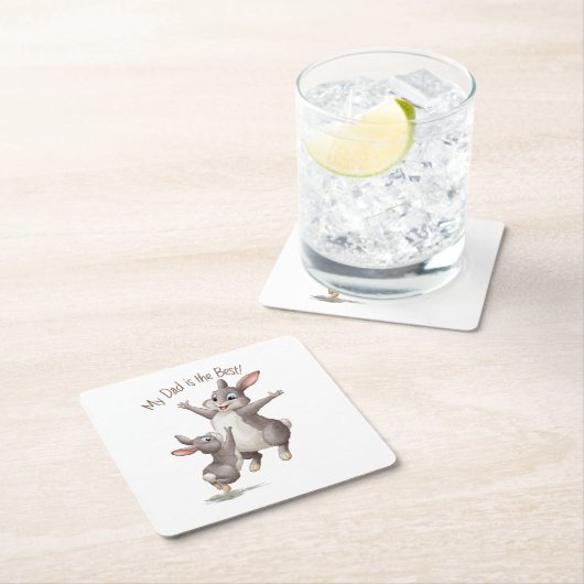 Mijn vader is de beste. kartonnen onderzetters (Insitu)